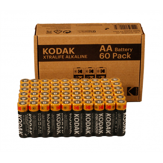 Kodak XTRALIFE alkaline AA battery (60 pack)