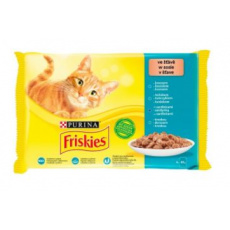 Friskies Mix  Ryby - mokré krmivo pro kočky - 4x 85g