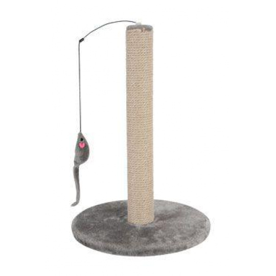 Škrabadlo stĺpik s hračkou sivá 63cm Zolux Škrabadlo stĺpik s hračkou sivá 63cm Zolux