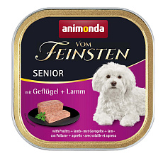 ANIMONDA paštéta SENIOR - hydinová, jahňacia pre psy 150g
