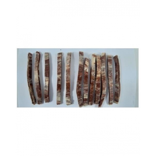 Pamlsok Salač Pásiky kačacie s treskou mäkké 250 g Pamlsok Salač Pásiky kačacie s treskou mäkké 250 g