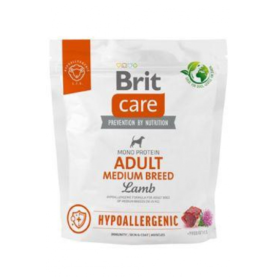 Brit Care Dog Hypoallergenic Adult Medium Breed 1kg Brit Care Dog Hypoallergenic Adult Medium Breed 1kg