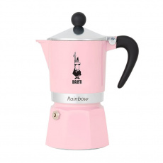 Kávovar Bialetti Primavera Rainbow 3tz 150 ml Růžová