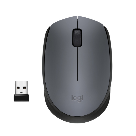 Logitech M170 Grey-K myš Pro praváky i leváky RF bezdrátový Optický 1000 DPI