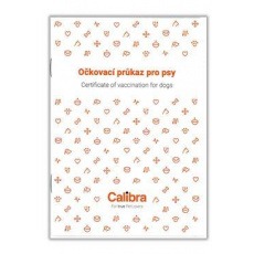 Očkovací preukaz pes Calibra 1ks