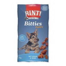 Rinti Dog Extra Bits Puppy pochúťka kuracie+hovädzie 75g Rinti Dog Extra Bits Puppy pochúťka kuracie+hovädzie 75g