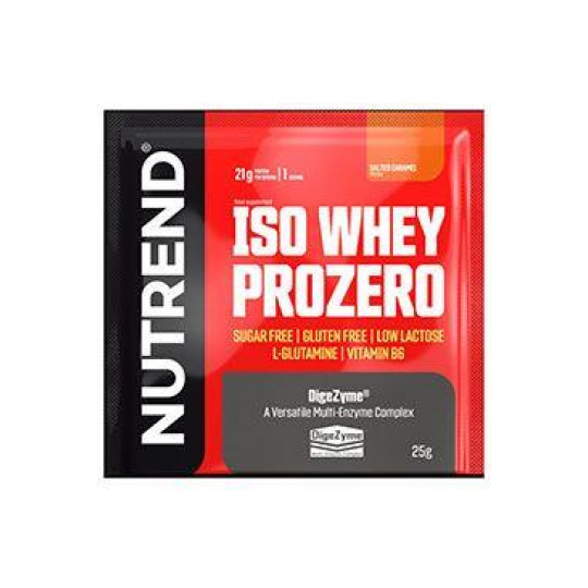 Nutrend ISO WHEY PROZERO slaný karamel 25g Nutrend ISO WHEY PROZERO slaný karamel 25g