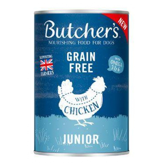 Butcher's Dog Original Junior kuracie v želé konz. 400g Butcher's Dog Original Junior kuracie v želé konz. 400g