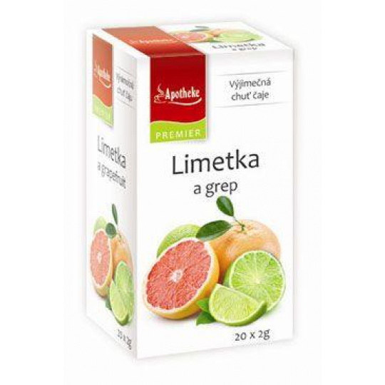 Čaj Apotheke Limetka a grep 20x2g Čaj Apotheke Limetka a grep 20x2g