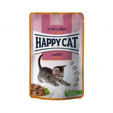 Happy Cat kapsička Kitten & Junior Land-Ente / Kačica 85 g 