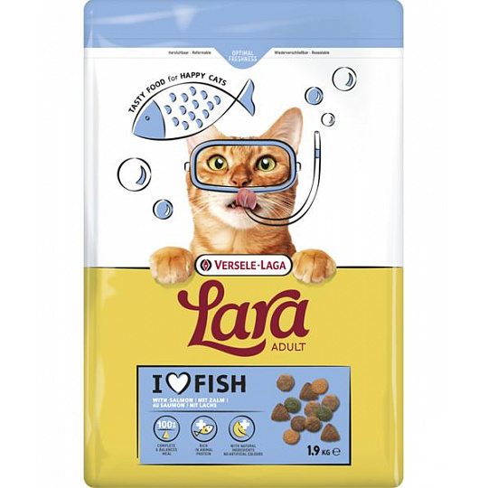 VL Lara Premium Cat Adult Salmon - losos 1,9 kg VL Lara Premium Cat Adult Salmon - losos 1,9 kg