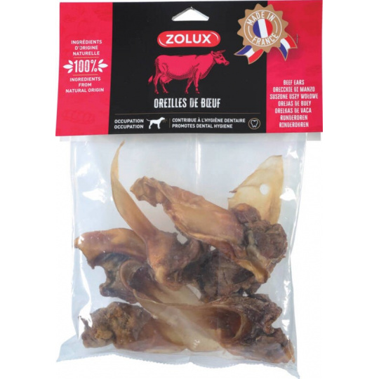 ZOLUX Beef ear - žvýkačka pro psa - 400g