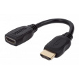 Manhattan 354523 kabelová redukce HDMI 19-pin Černá