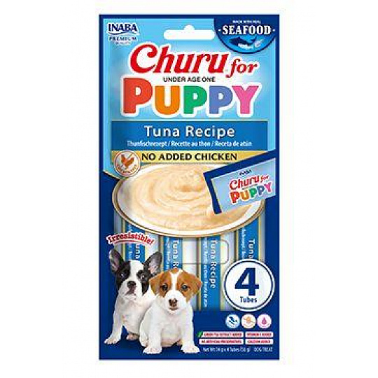 Churu Dog Puppy s tuniakom 56g