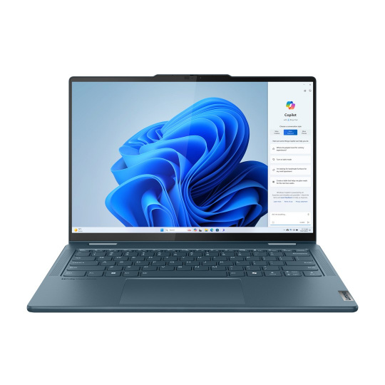 Lenovo Yoga 7 2-in-1 14IML9 Intel Core Ultra 5 125H Hybridní (2v1) 35,6 cm (14") Dotyková obrazovka 2,8K 16 GB LPDDR5x-SDRAM 1 TB SSD Wi-Fi 6E (802.11ax) Windows 11 Home Modrozelená