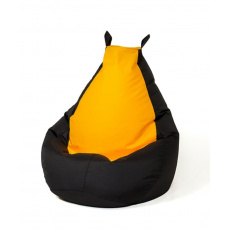 Sako taška pouffe Batman černo-žlutá L 105 x 80 cm