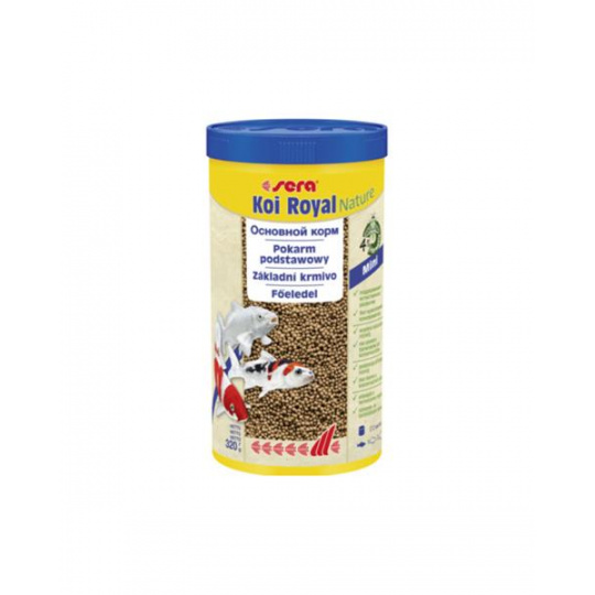 Sera Koi Royal Natural mini krmivo pre malé Koi 1000 ml Sera Koi Royal Natural mini krmivo pre malé Koi 1000 ml