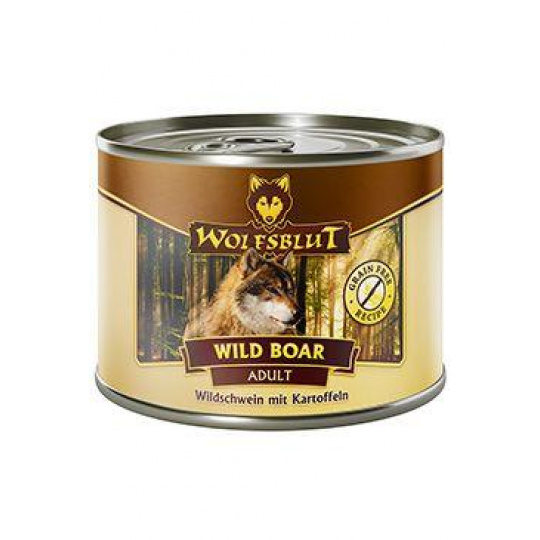 Wolfsblut Dog Adult Wild Boar konz. 200g Wolfsblut Dog Adult Wild Boar konz. 200g