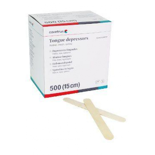 Špachtle na jazyk drevená nesterilná 15cm 500ks CVET