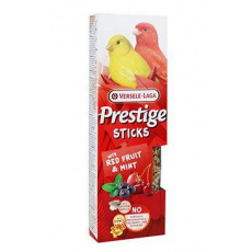 Pamlsek VL Prestige Sticks Canaries with Red Fruits & Mint 2 ks - tyčinka pre kanáriky s červeným ovocím a mätou 60 g Pamlsek VL Prestige Sticks Canaries with Red Fruits & Mint 2 ks - tyčinka pre kanáriky s červeným ovocím a mätou 60 g