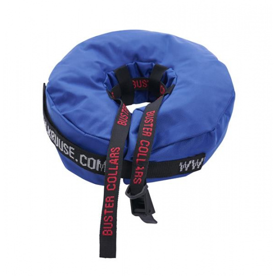Ochranný golier BUSTER nafukovací modrý L