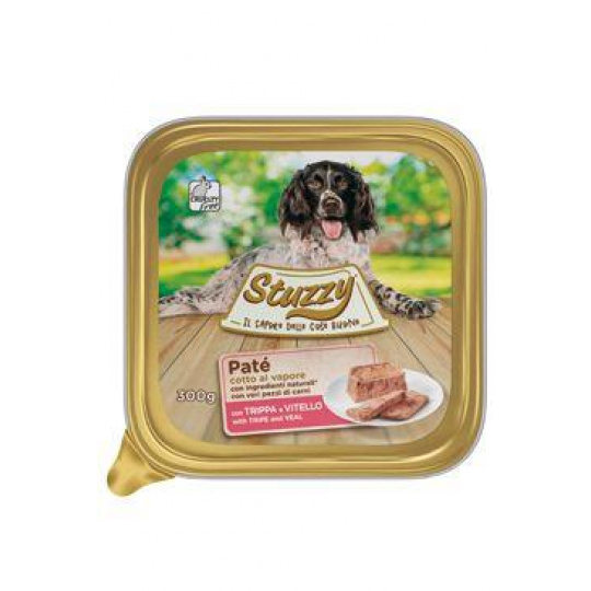 Stuzzy Dog vanička Adult Paté držky/teľacie 300g Stuzzy Dog vanička Adult Paté držky/teľacie 300g