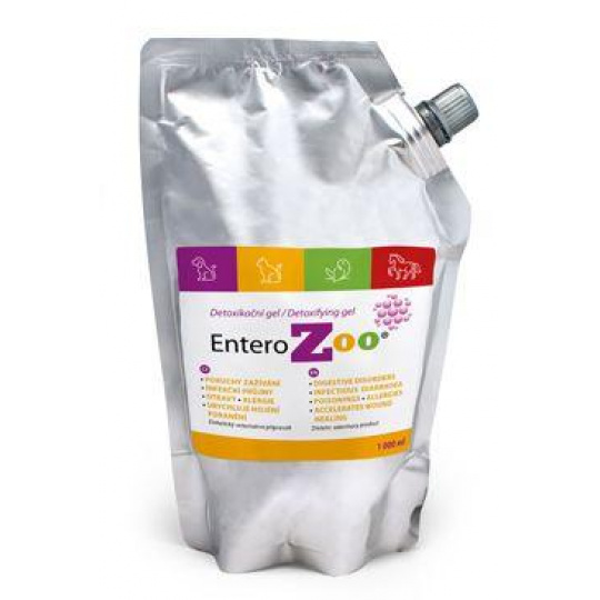 Entero ZOO detoxikačný gél 1000ml Doypack Entero ZOO detoxikačný gél 1000ml Doypack