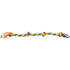 Hracia činka / preťahovadlo 91 cm, 4 uzly, multikolor - LIMITOVANÁ PONUKA