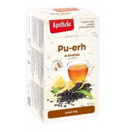 Čaj Apotheke Pu-erh a ananás 20x2g