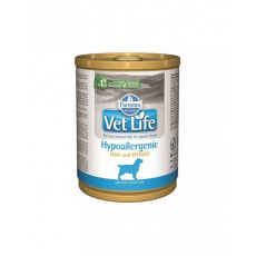 Farmina Vet Life dog hypoallergenic fish & potato konzerva 300 g