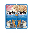 Inaba Twin Packs Cat Kapsička Tuniak & Kuracie s hrebenatkou 80 g