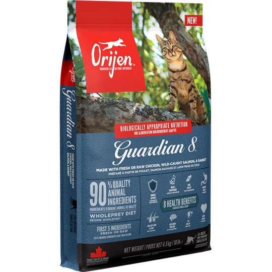 ORIJEN Guardian 8 - suché krmivo pro kočky -  4,5 kg