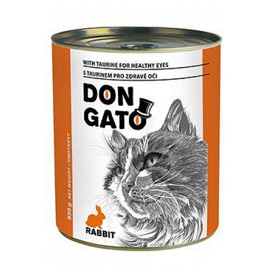 Don Gato cat konz. králičie 850g