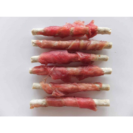 Pamlsok Salač Tyčinka z drvenej byvolej kože s králičím mäsom 250 g Pamlsok Salač Tyčinka z drvenej byvolej kože s králičím mäsom 250 g