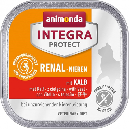 ANIMONDA Integra Protect Adult Renal Nieren Veal - mokré krmivo pro kočky - 100 g