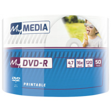 My Media prázdné DVD 4,7 GB DVD-R 50 kusů