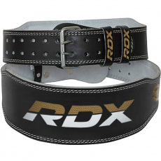 Fitness opasok 6“ Leather Black/Gold - RDX Sports
