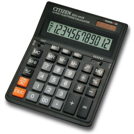 Citizen SDC-444S kalkulačka Desktop Jednoduchá kalkulačka Černá