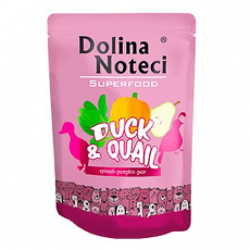 DOLINA NOTECI SUPERFOODS kačica a prepelica pre psy 300 g DOLINA NOTECI SUPERFOODS kačica a prepelica pre psy 300 g