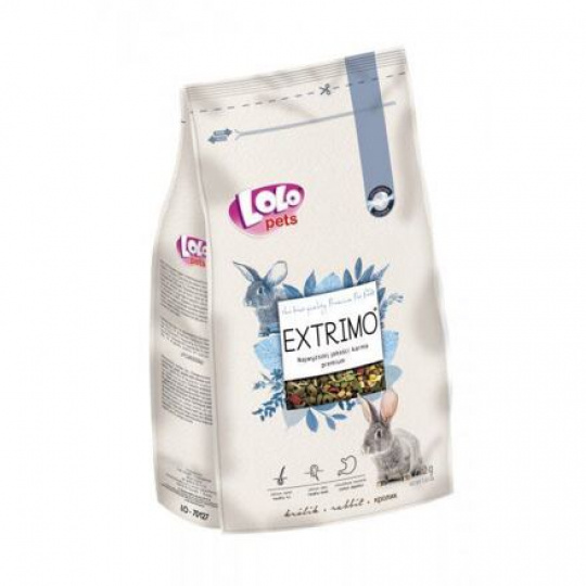 EXTRIMO kompletné krmivo pre králiky v sáčku so zipsom 750 g EXTRIMO kompletné krmivo pre králiky v sáčku so zipsom 750 g