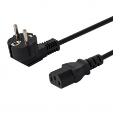 SAVIO CL-182 Napájecí kabel CEE 7/7 (E/F) – IEC C13 10m