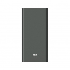 SILICON POWER QP60 Powerbank Externí baterie 10000 mAh 2x USB QC 3.0 1x USB-C PD (SP10KMAPBKQP600T) Šedá