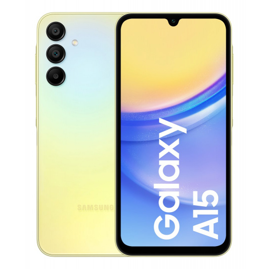 Samsung Galaxy A15 16,5 cm (6.5") Hybridní Dual SIM 4G USB typu C 4 GB 128 GB 5000 mAh Žlutá