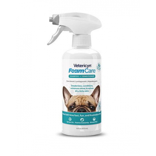 Šampón Vetericyn FoamCare + kondicionér 473 ml na všetky typy srsti Šampón Vetericyn FoamCare + kondicionér 473 ml na všetky typy srsti