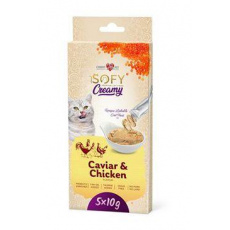 Pochoutka Aiko Cat SOFY Creamy Caviar&Chicken 5x10g