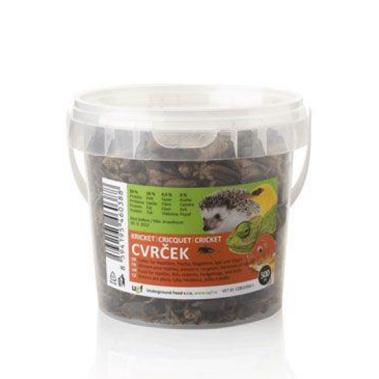 UGF sušený cvrček 500ml 80g UGF sušený cvrček 500ml 80g