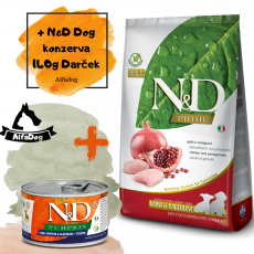 N&D PRIME DOG Puppy Mini Medium  Chicken & Pomegranate 7kg