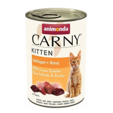 ANIMONDA Carny Kitten Poultry Beef - mokré krmivo pro kočky - 400 g