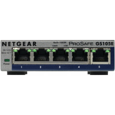 NETGEAR GS105E-200PES síťový přepínač Řízený L2/L3 Gigabit Ethernet (10/100/1000) Šedá