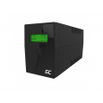 Green Cell UPS01LCD zdroj nepřerušovaného napětí Line-interaktivní 0,6 kVA 360 W 2 AC zásuvky / AC zásuvek